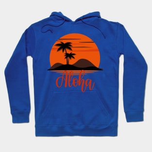 Aloha Summer Vibes Hawaii Beach siesta Hoodie